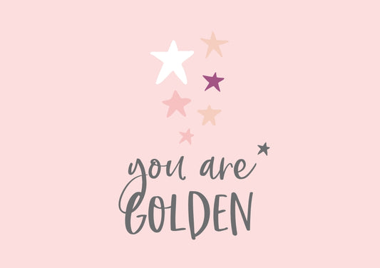 The Golden Star Gift Wrap